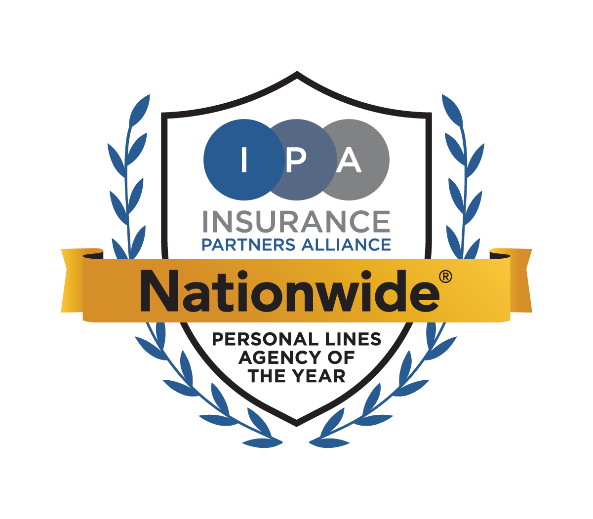 FINAL IPA Nationwide Personal Lines Agency of The Year logo_Shield